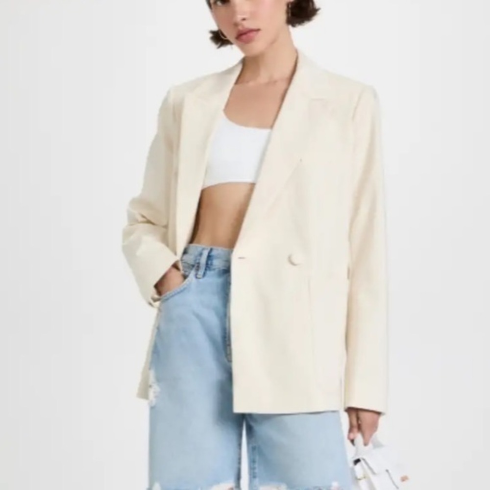 Good American Woven Blazer 2.0